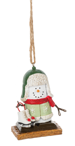 Ice Skater S'mores Ornament 2025