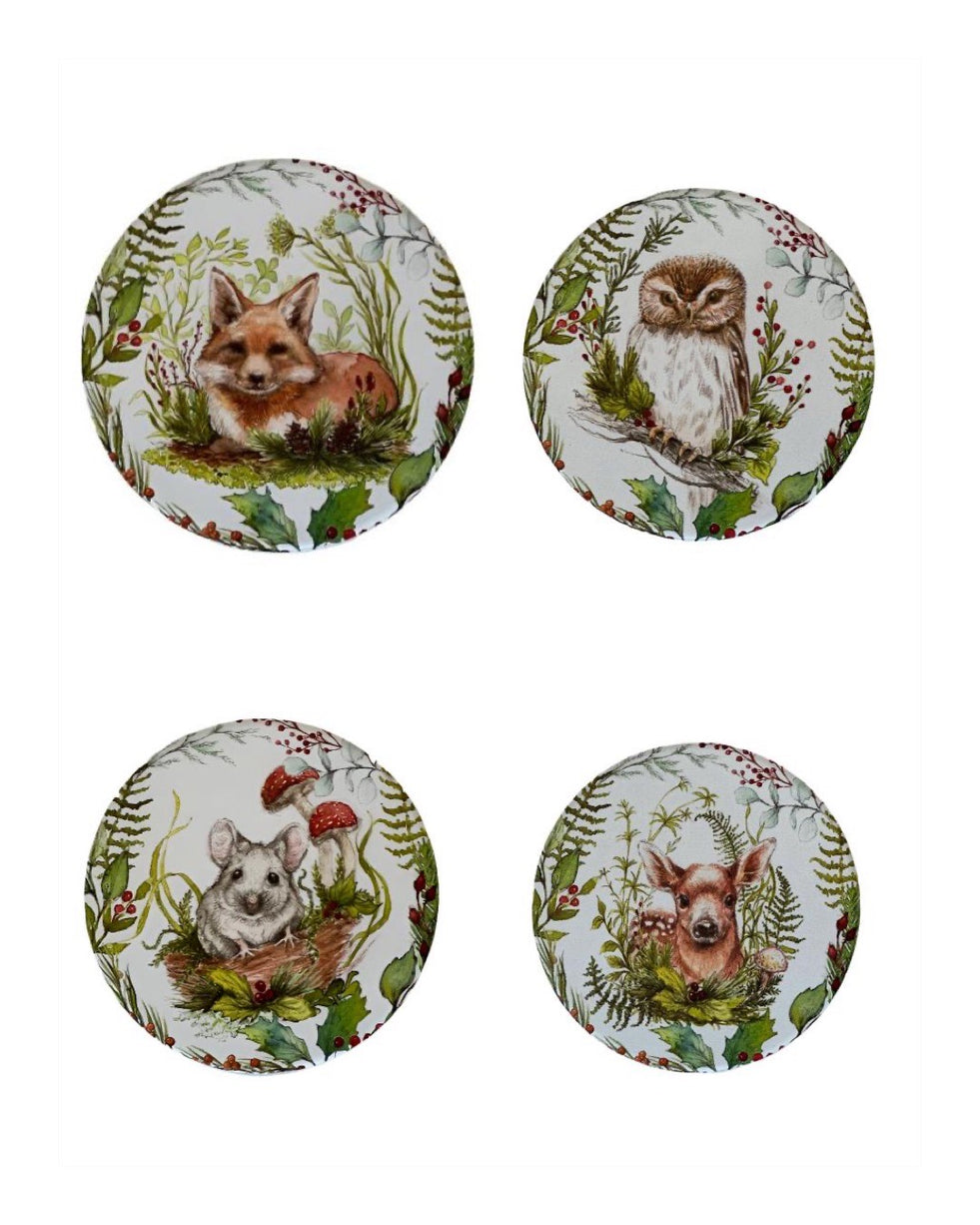 Woodland Animal Coasters