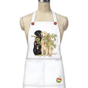 Labs Christmas Apron