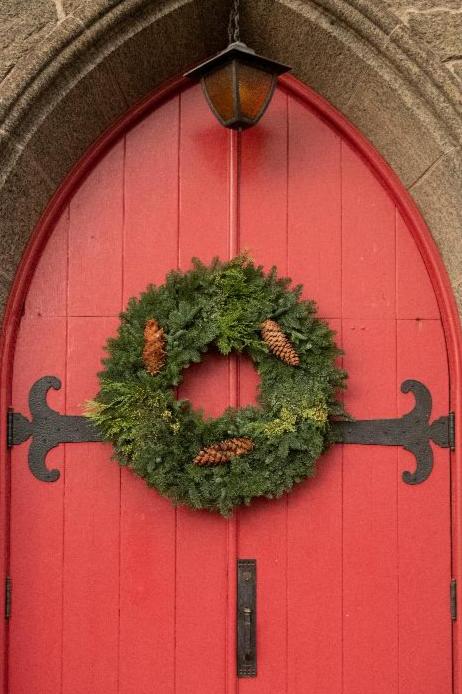 Large Noble Fir Christmas Wreath