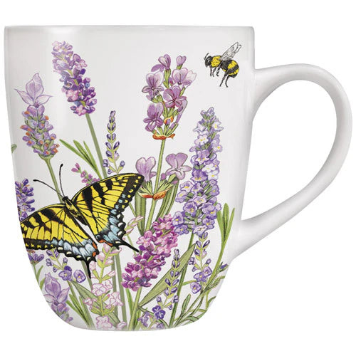 Lavender Butterfly Coffee Mug