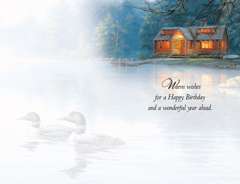Loon Birthday Greeting Card
