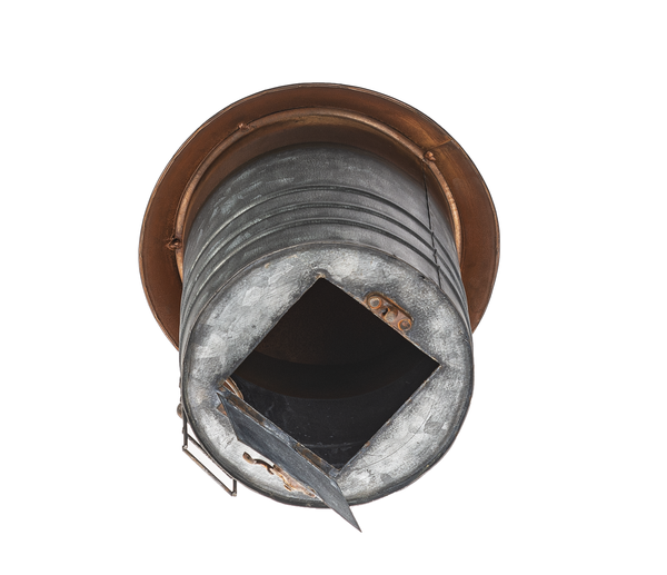 Metal Silo Bird House