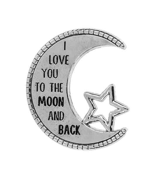 Moon And Back Charm