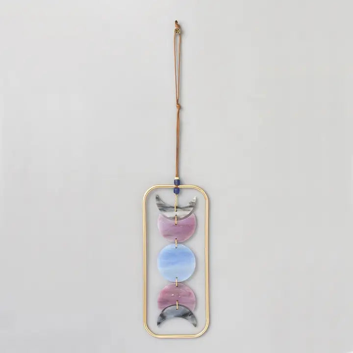 Stained Glass Moon Phase Light Catcher