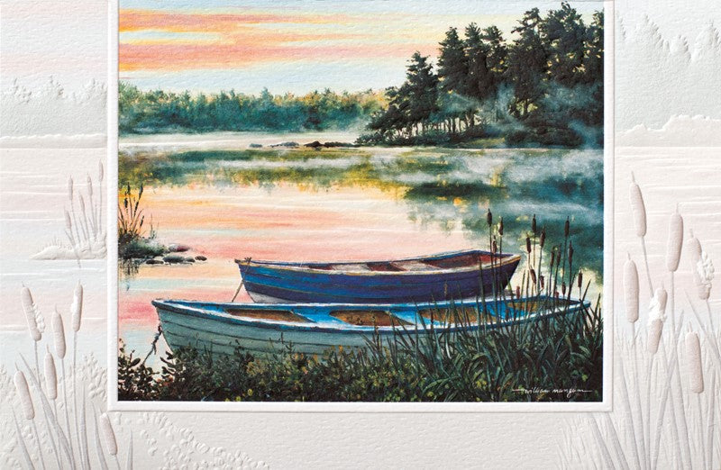 Morning Mist Birthday Greeting Card