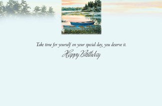 Morning Mist Birthday Greeting Card