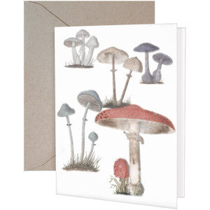 Mushroom Bunches Blank Cards