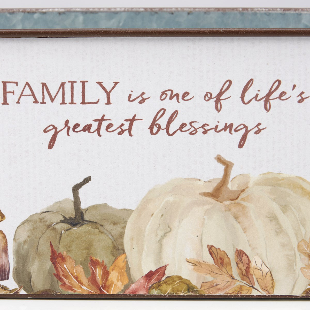 Mushrooms Fall Metal Tin