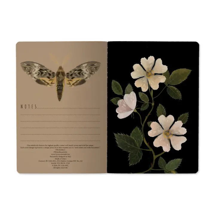 Night Garden Floral Notebook