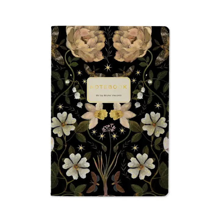Night Garden Floral Notebook
