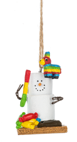 Pinata Birthday S'mores Ornament 2025