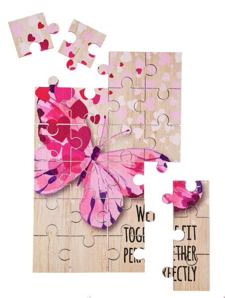 Valentines Postal Puzzle Cards