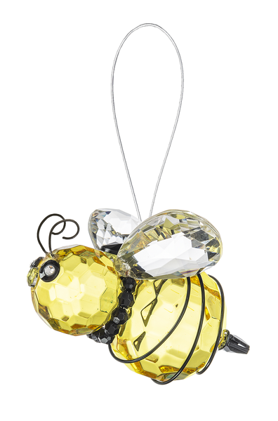 Bumble Bee Queen Crystal Ornament