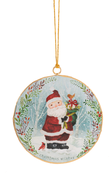 Santa Ornament