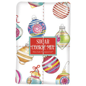 Scattered Ornaments Christmas Dish Towel