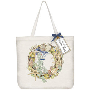 Seashell Wreath Tote Bag