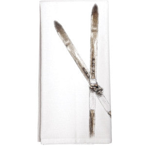 Vintage Ski Dish Towel