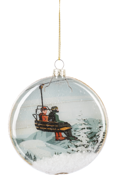 Ski Lift Ornament