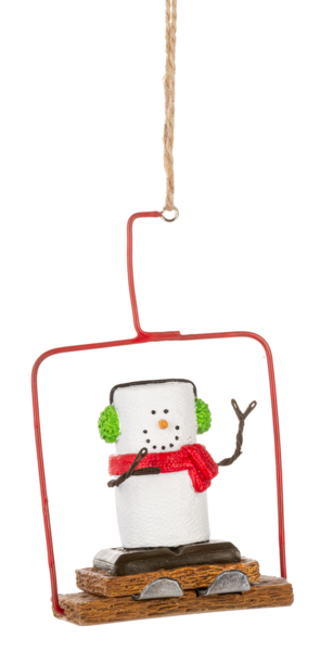 S'mores Ski Lift Ornament 2024