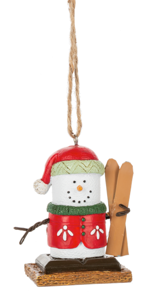 Ski S'mores Ornament 2025