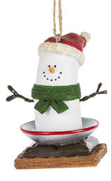 Sledding or Skiing S'mores Original Ornaments