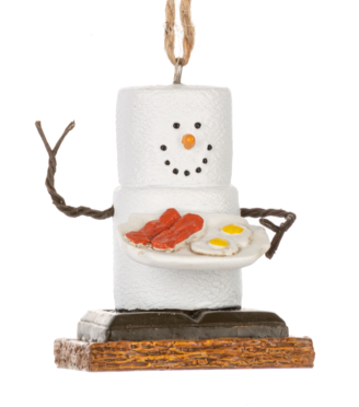 S'mores Bacon and Eggs Ornament