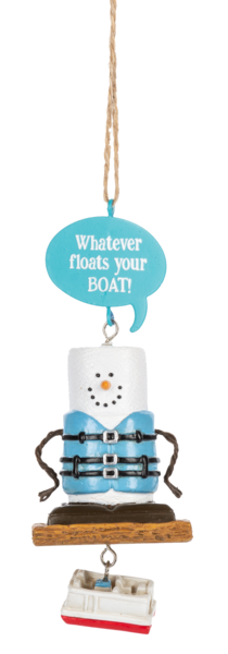 S'mores Float Your Boat Ornament 2024