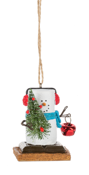 S'more Holding Tree Ornament 2025