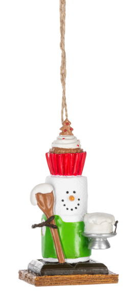 S'more Icing Cake Ornament 2024