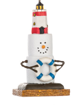 S'mores Red Lighthouse Ornament