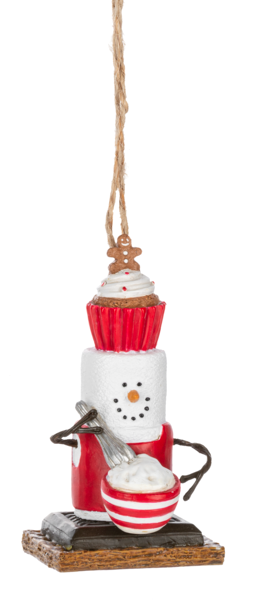 S'more Mixing Frosting Ornament 2024