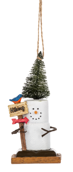 S'mores Outdoor Hiking Ornament 2024