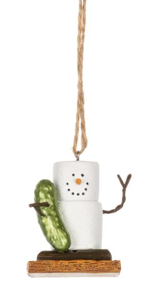 S'mores Pickle Ornament 2024