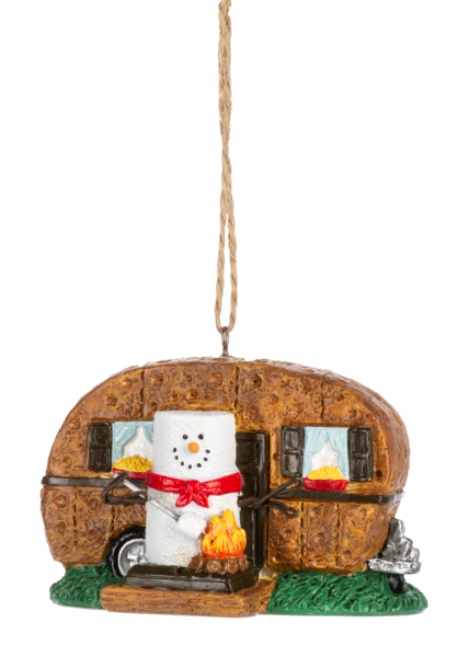 S'mores Camper Ornament 2024