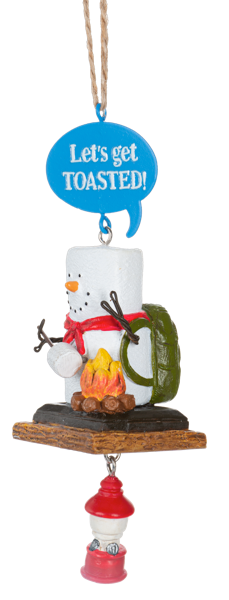 S'mores Let's Get Toasted Ornament