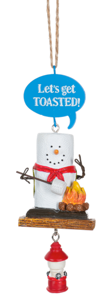 S'mores Let's Get Toasted Ornament