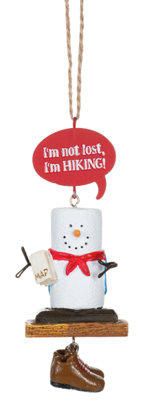 Smores Hiking Ornament