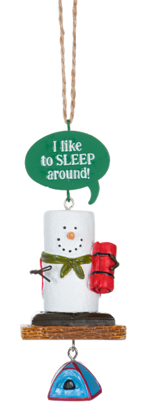 Smores Sleep Around Ornament