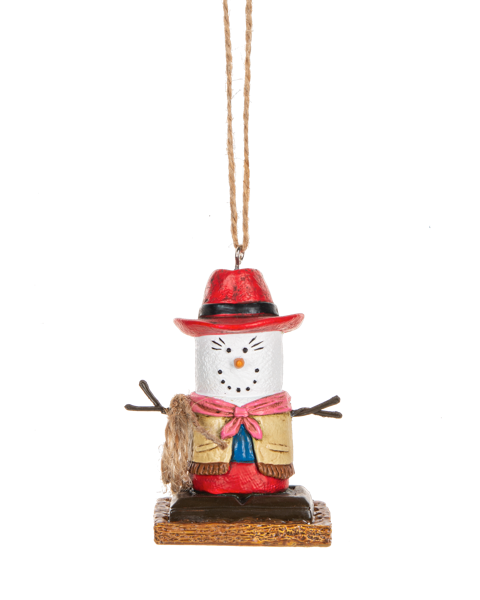 S'mores Cowgirl Ornament