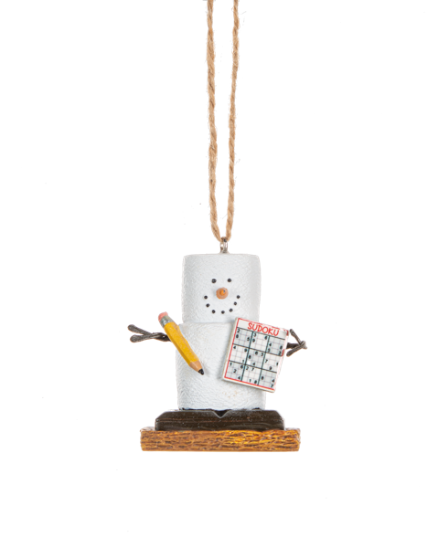 S'mores Sudoku Ornament