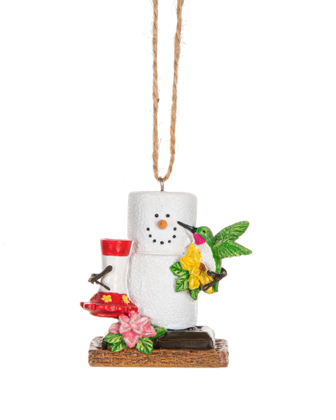 S'mores Hummingbird Ornament