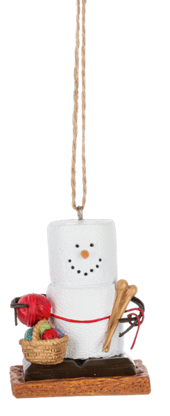 S'more Knitting Ornament 2026