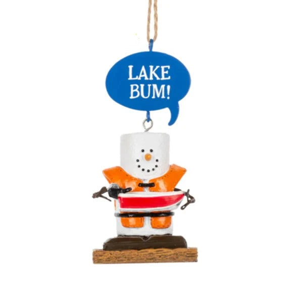 S'mores Lake Bum Ornament 2024