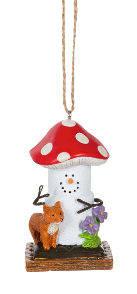 S'mores Nature Ornament with Fox