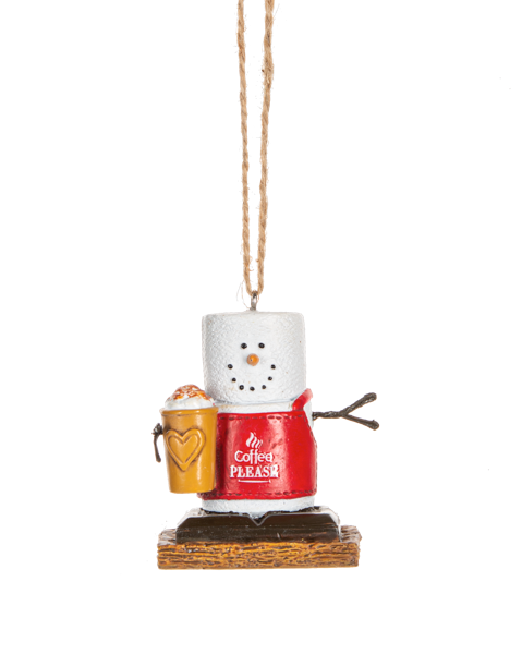 S'mores Coffee Please Ornament 2023