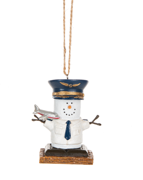 S'mores Airplane Ornament