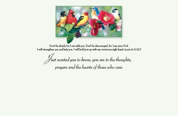Songbirds Sympathy Card