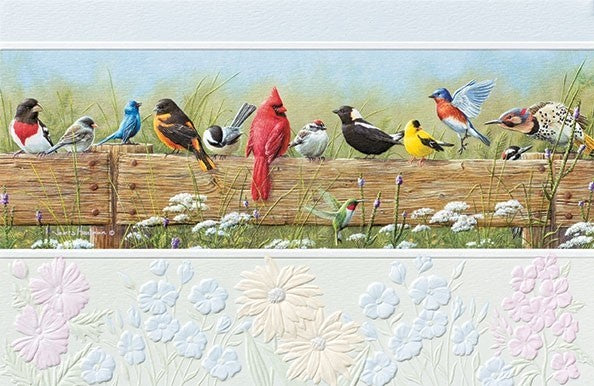 Songbird Menagerie Birthday Card