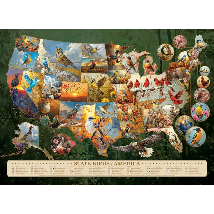 State Birds Puzzle